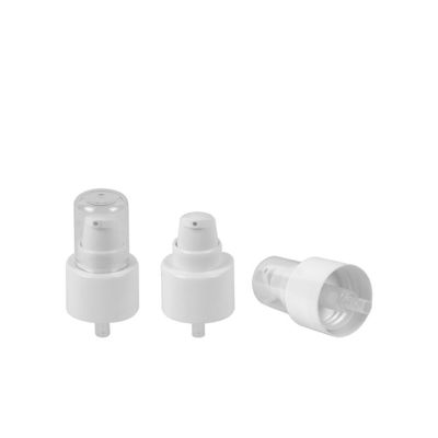 24 MM Boyun 0.23CC Krem Losyon Pompası Şeffaf Üst ​​Kapaklı Çift Duvar Dispenseri Tedavisi