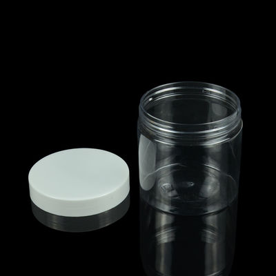 100ml 200ml 250ml Gıda Şeffaf Plastik PET Kavanoz PCR Bpa Ücretsiz Deodorant Kapları
