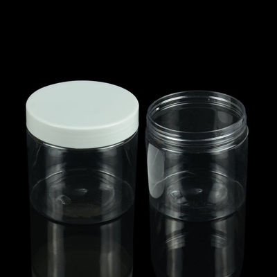 100ml 200ml 250ml Gıda Şeffaf Plastik PET Kavanoz PCR Bpa Ücretsiz Deodorant Kapları