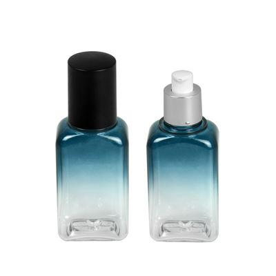 Pompalı Losyon Serum Şişesi için 60ml 100ml 120ml Kare Boş Plastik Şişeler