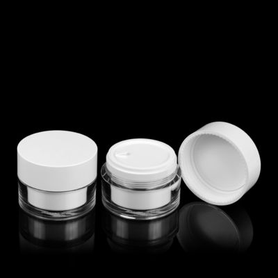 50ml 100ml Lüks PETG Krem Konteyner Değiştirilebilir Doldurulabilir Yüz Kremi Kozmetik Kavanoz