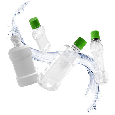 Plastik Kapaklı 100ml Somewang Beyaz Gargara Şişesi 44.5cm 142MM