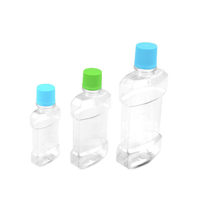 TE Kapaklı 250ml PET Kozmetik Şişe Somewang Yeniden Kullanılabilir Gargara Şişesi