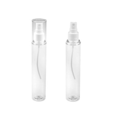 106mm Silindir Düz Pet Şişe Büyük Kapak 100ml Şeffaf Plastik Şişe