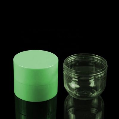 Kozmetik Kişisel Bakım Ürünleri 270ml Saç Kremi Kavanoz Kapaklı Şeffaf Pet Kavanozlar