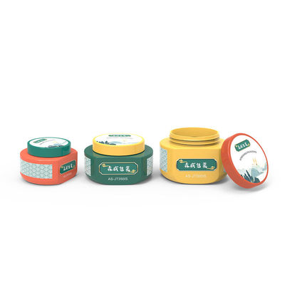 240ml 350ml 500ml PET Plastik Kavanozlar Vücut Scrubs 500ml Banyo Tuzu İçin Pet Kavanoz