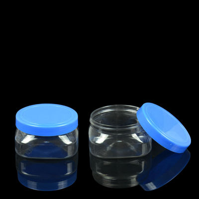 Galvanik 100ml 500ml PET Kavanoz Ambalajı PET Kare Kavanozlar Deodorant Boş Kaplar