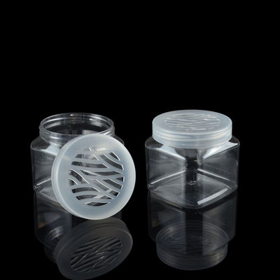 Galvanik 100ml 500ml PET Kavanoz Ambalajı PET Kare Kavanozlar Deodorant Boş Kaplar