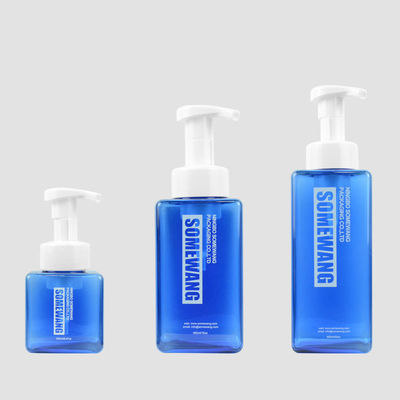 280ml 480ml 650ml PETG Kozmetik Şişe Kare PETG Köpük Sabun Şişesi