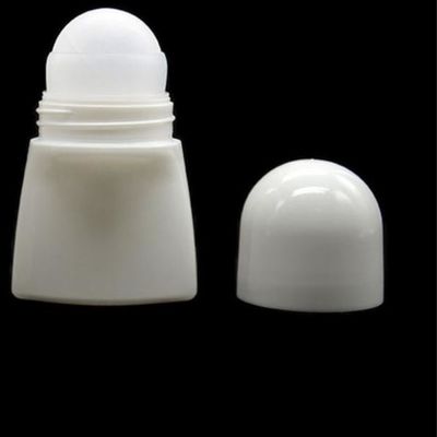 PP Rulo 60 X 48.5MM ile Deodorant Şişeleri Konteynerlerinde 50g Düz Şekil Rulo