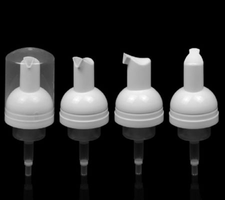 Yüz Temizleyici için 42mm 43mm PP Plastik Köpük Sabun Pompası Beyaz Köpük Sabunluk