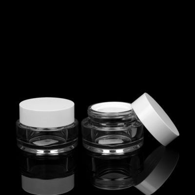 50ml PETG Ağır Duvar Kremi Kavanozları Kapaklı Kozmetik Ambalaj Losyon Kavanozları