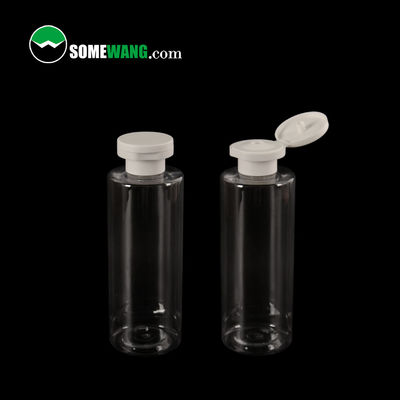 250ml Plastik PET Kozmetik Şişe Boş Losyon Düz Omuz Şişesi