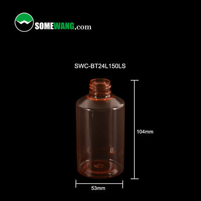 Şampuan Sıvı Cilt Bakımı İçin 150ml Kozmetik Emülsiyon Sprey Pompası Plastik PET Şişe