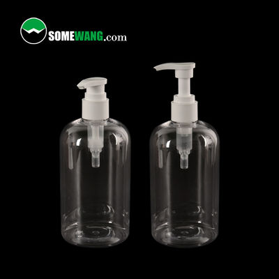 Pompa Püskürtücü Kozmetik Ambalaj ile 100ml / 200ml / 500ml Şampuan Duş PET Plastik Şişe