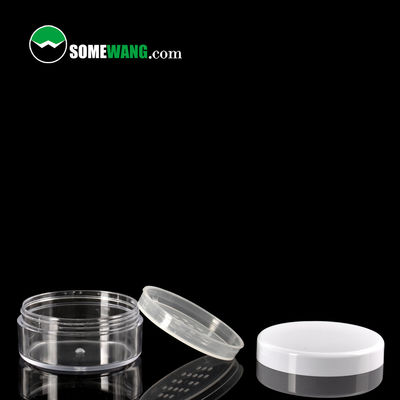 24g Temizle Boş Toz Konteyner Yuvarlak Makyaj Yeniden Kullanılabilir Plastik Kavanoz Seyahat Boyu
