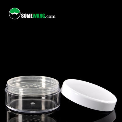 24g Temizle Boş Toz Konteyner Yuvarlak Makyaj Yeniden Kullanılabilir Plastik Kavanoz Seyahat Boyu