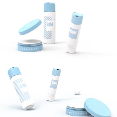 Çift Cidarlı Disk Üst Kapaklı 120ml 240ml HDPE Kozmetik Losyon Şişesi