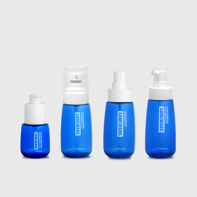 30ml 60ml 80ml 100ml Boş Plastik PETG Kozmetik Ambalaj Setleri PETG Duş Jeli Şişesi