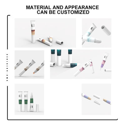 15ml Vidalı Kapaklar Fırça Başlığı Dudak Parlatıcısı Tüpü Kozmetik Ambalaj Kabı Tüpü