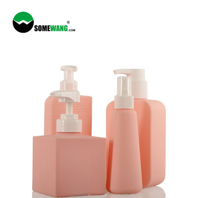 Yumuşak Dokunuş Malzemeli 150ml 250ml 350ml 360ml PE Losyon Şişesi Kozmetik Ambalajı