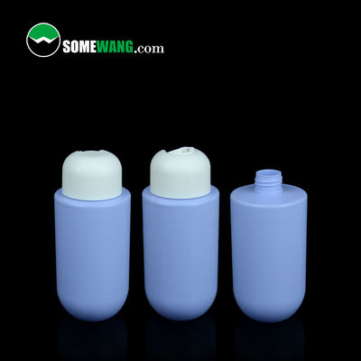 Özel Renkli HDPE Düz Omuz Yuvarlak Alt Şişe Kozmetik 300ml 400ml Losyon Ambalajı